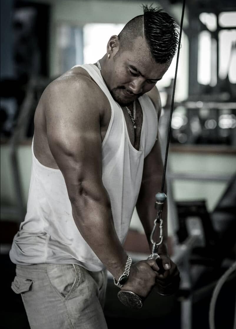Gym training at Madhyapur VR Fitness